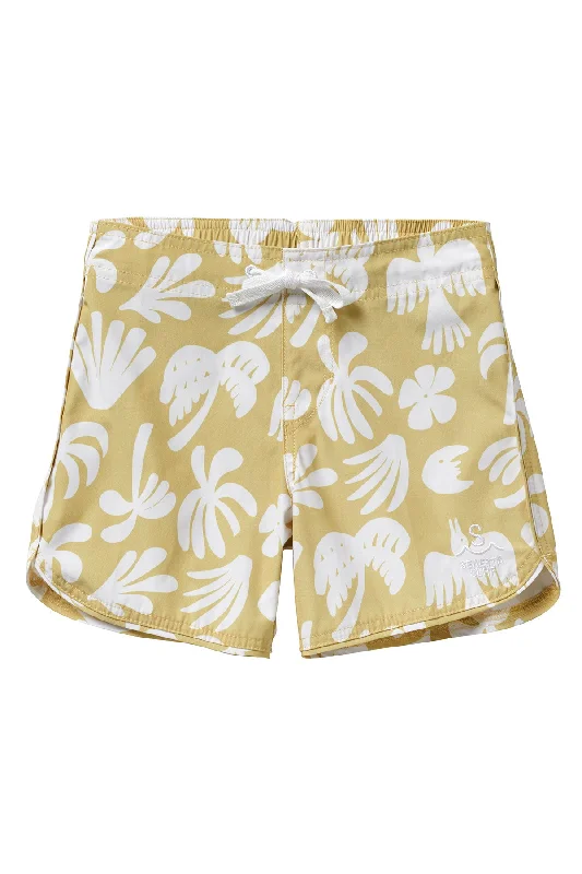 surf clothing with lightweight, compressive fabric-Seaesta Surf x Ty Williams / Khaki / Boardshorts