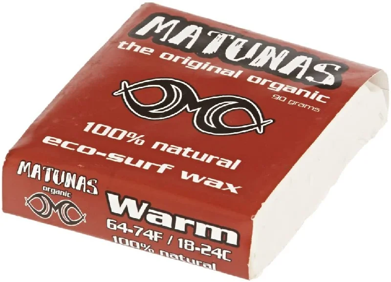 surf clothing for high-energy surf sessions-Matunas The Original Organic surf wax - warm formula