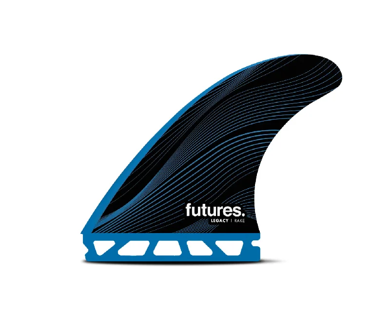 surfboard fins with enhanced flex for smooth rides-Futures R6 Legacy Tri Fin Set-Blue-Medium