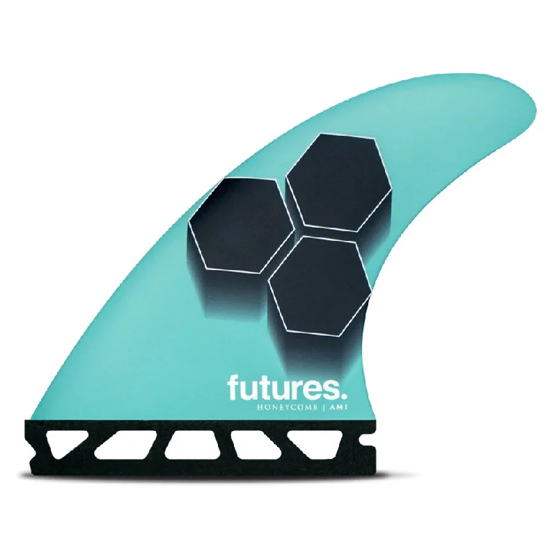 surfboard fins for optimized paddling power-Futures Fins AM1 Honeycomb Tri Fin Set - Medium