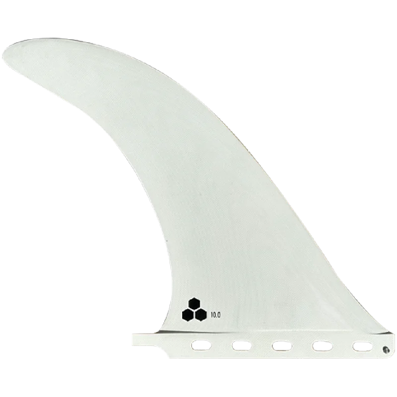 surfboard fins for advanced carving techniques-Channel Islands CI Log Single Fin - White