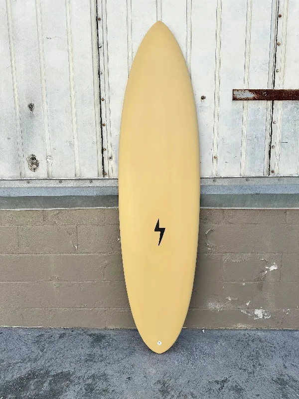 surfboards for superior edge control-COREY GRAHAM SHAPES 6'8" QCT I OPAQUE KHAKI/CLEAR