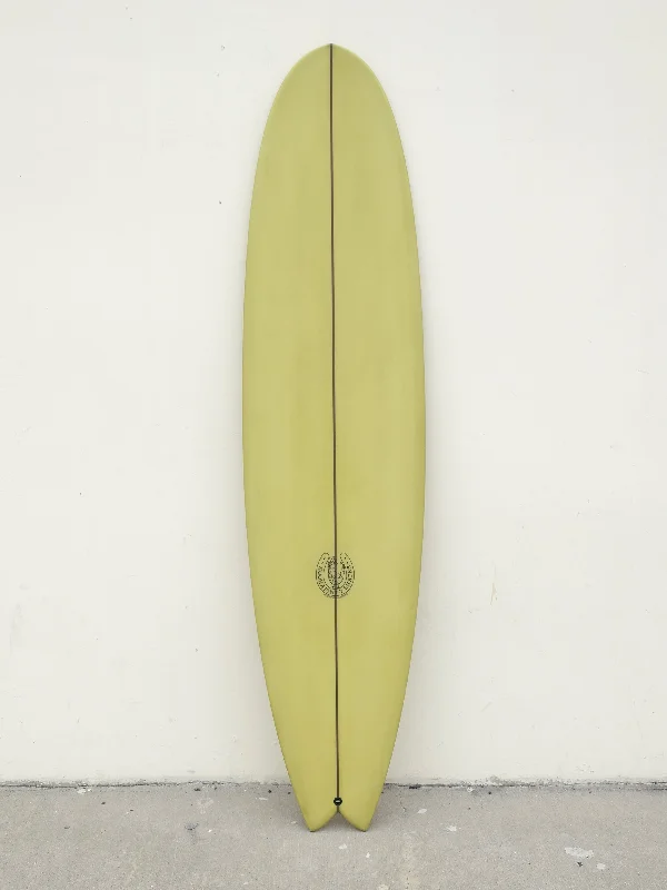 surfboards for deep carving in the surf-7'11" Fishy Noserider - Green Deck Tint Surfboard