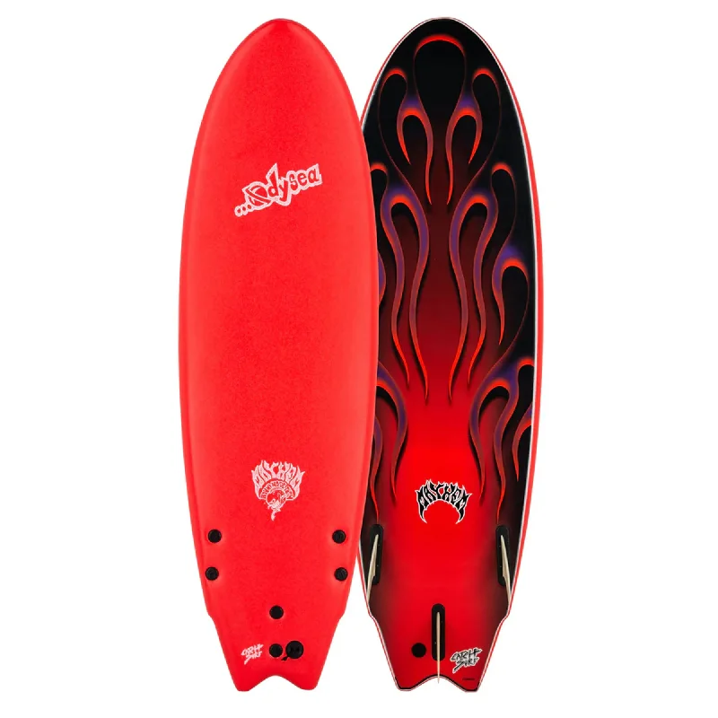 surfboards for more balanced rides-Catch Surf Odysea X Lost RNF 5'11 Soft Surfboard - Red