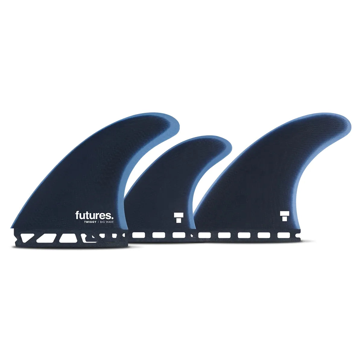 surfboard fins for professional surfers-Futures Fins Twiggy Fiberglass Big Wave 5 Fin Set