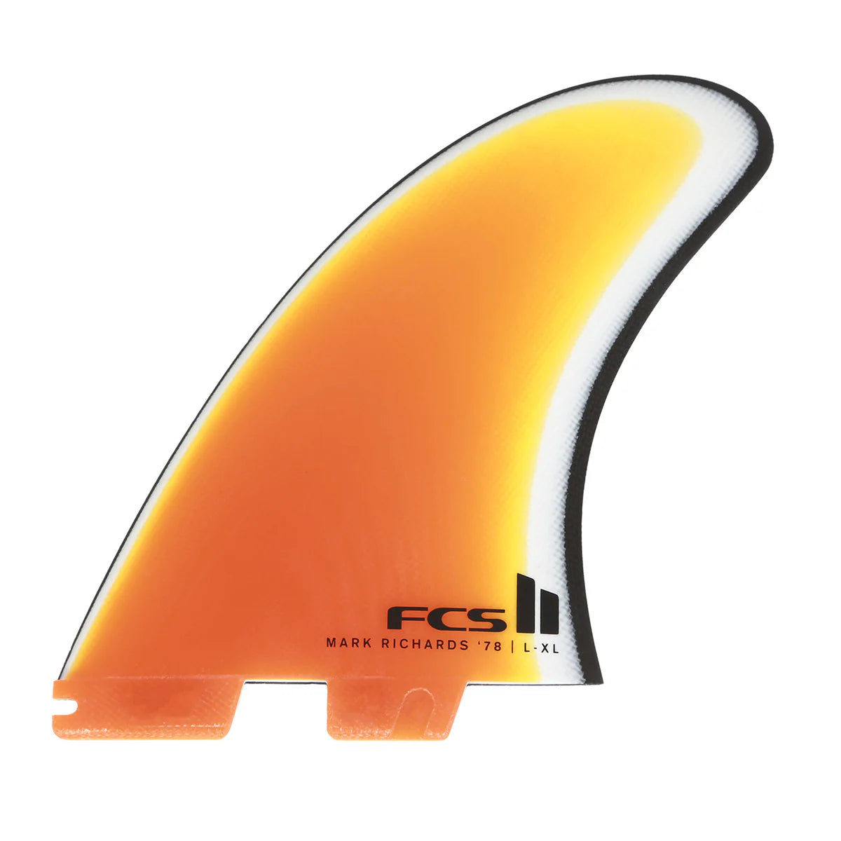 surfboard fins with increased stability in heavy surf-FCS II MR '78 Twin Fin Set - Dark Sunset