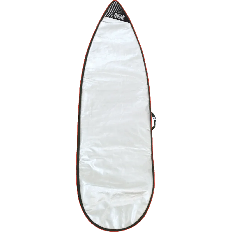 surfboards with durable, impact-resistant finishes-O&E Ocean & Earth Barry Basic Shortboard Cover 5'8" Silver