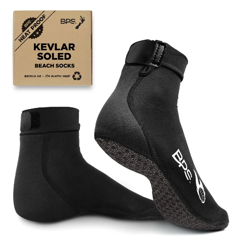 surf clothing for maximum mobility-BPS 'Piha' Beach Kevlar Socks