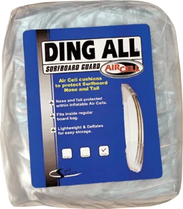 surfboards for controlled carving in big waves-Ding All Air Cell Surfboard Guard Double Sale