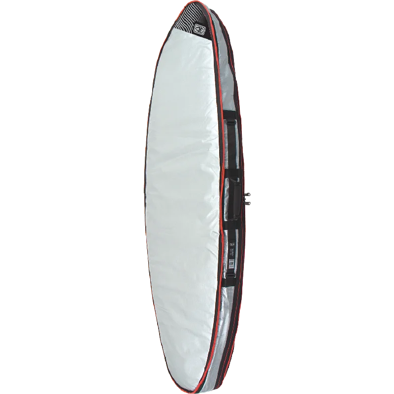 surfboards for better directional control-O&E Ocean & Earth Barry Basic Double Shortboard Cover 6'4" Silver