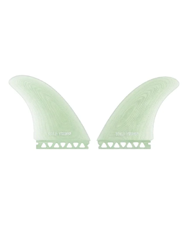 surfboard fins with increased stability in heavy surf-Pivot Twin