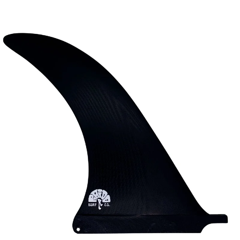 surfboard fins for greater flex and speed-RAIDO x OSS The Dark CUTS .3 Longboard Fin