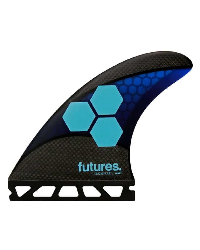 surfboard fins with durable construction-AM1 Techflex Thruster (M)