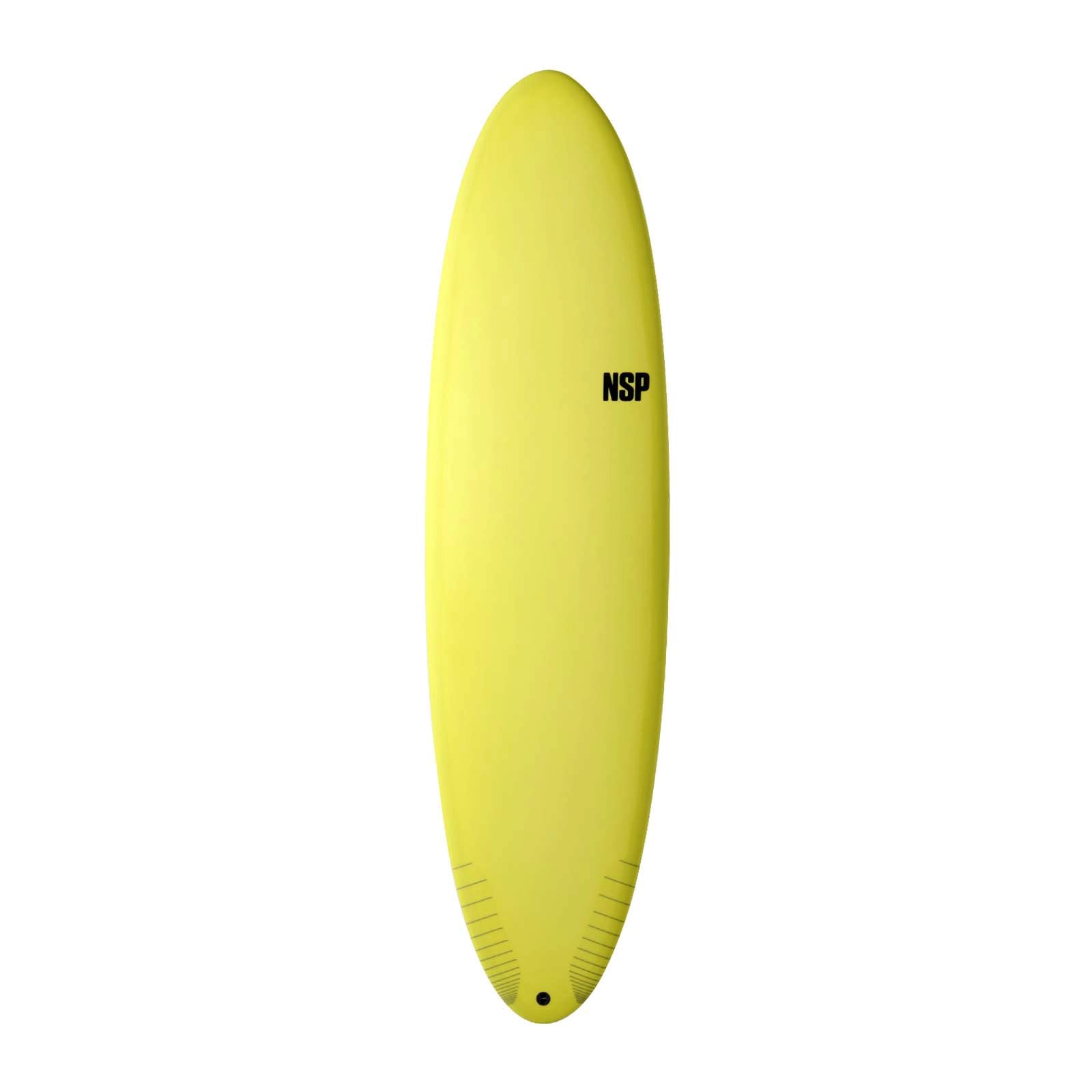 surfboards for longer-lasting rides-NSP Protech Funboard Lemon Zest Mid-Length - Futures 3-fin