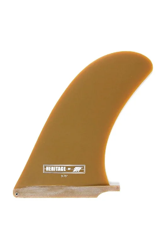 surfboard fins with stiff flex for speed-True Ames 9.75" Heritage - Rotten Avocado