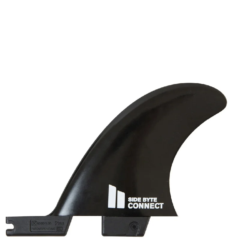 surfboard fins for creating more speed on the wave-FCS II Connect Side Bite Fin Set - Black