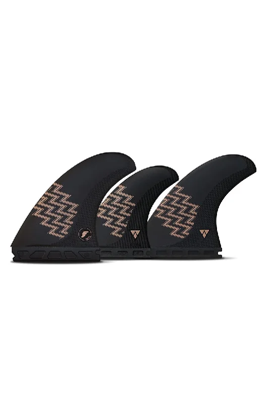 surfboard fins for all-around performance-Futures Fins Gerry Lopez Alpha 5-Fin Set - Carbon / Sand