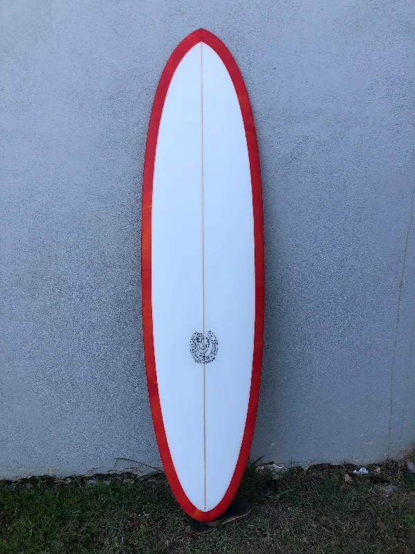 surfboards for high-speed surfing-Kookapinto Shapes | 7'0" Thin Twin Fire Surfboard