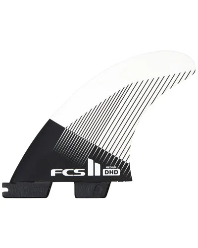 surfboard fins for precise control on big waves-FCS II DHD PC Tri-Quad Set