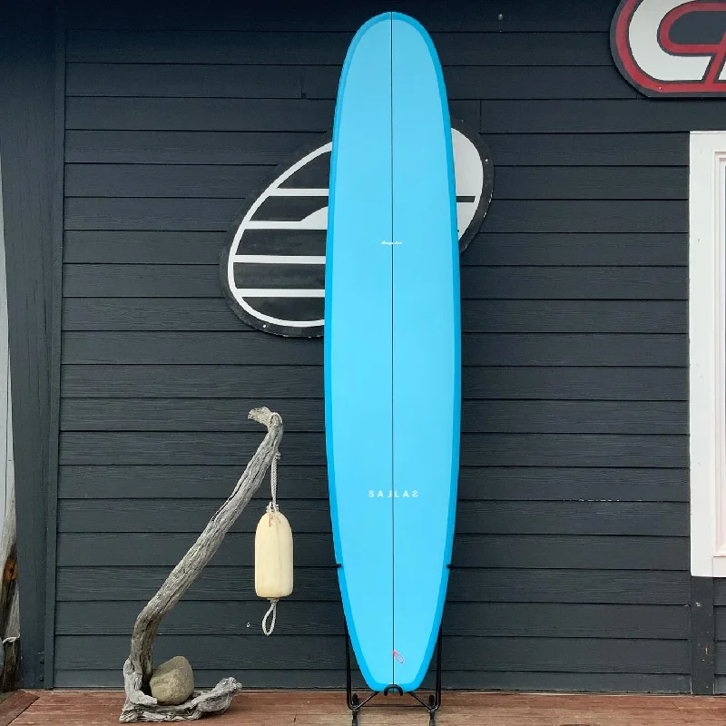 surfboards for greater control in hollow waves-Kai Sallas Mango Jam Thunderbolt Silver 9'4 x 23 x 2 ¾ Surfboard • LIKE NEW