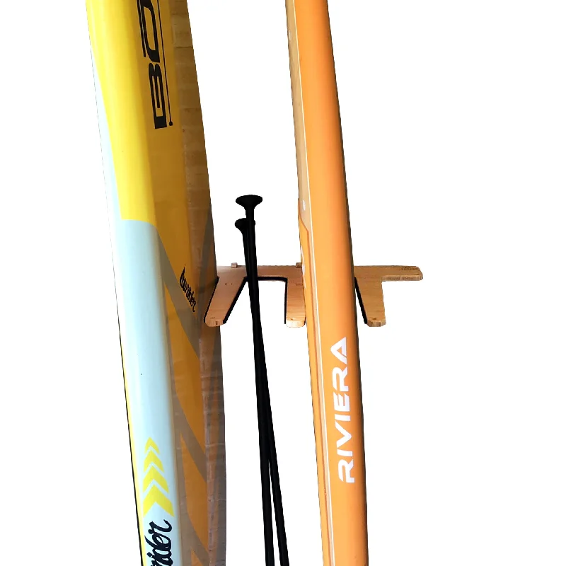 surfboards for perfect wave alignment-Paddleboard Rack | Surfboard Rack | Vertical Wall-Mounted Indoor SUP Rack