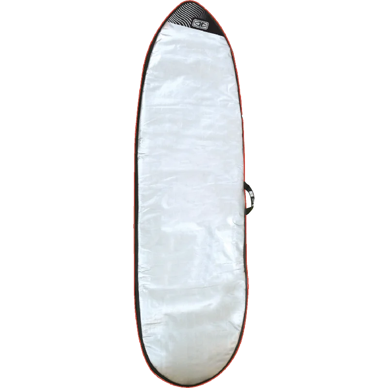 surfboards for flexible turns-O&E Ocean & Earth Barry Basic Fish Cover 7'0" Silver