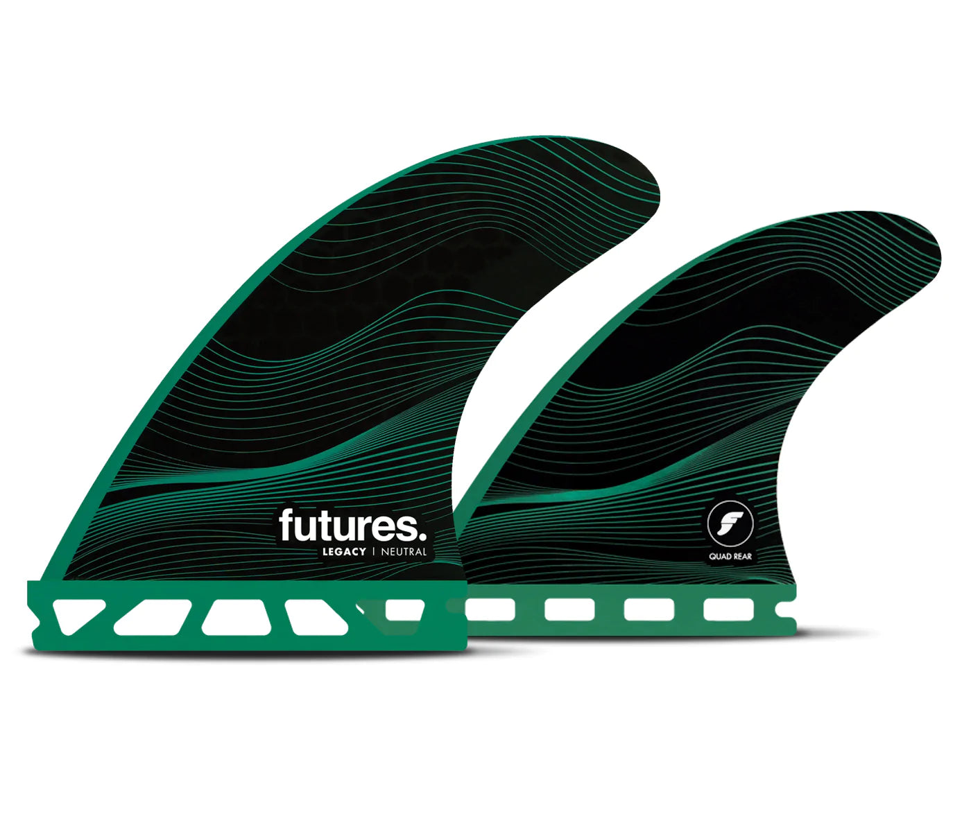 surfboard fins for creating more speed on the wave-Futures F6 Quad Surfboard Fins