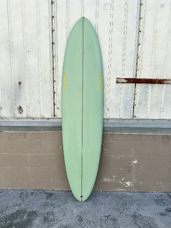 surfboards with reinforced edges for durability-LOVE MACHINE | 7'8" FM | SAGE/CLEAR SURFBOARD