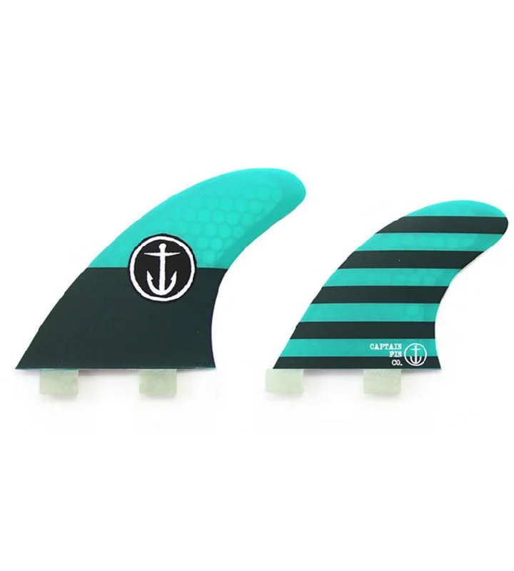 surfboard fins for long-lasting performance-Captain Fin Medium Aqua Quad