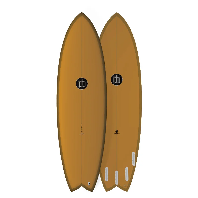 surfboards with balanced flex for better rides-Roger Hinds Dream Fish Fusion-HD Surfboard