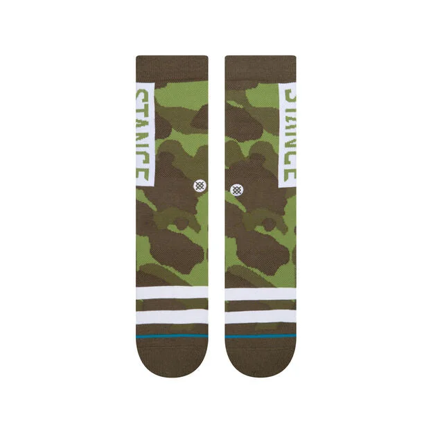 surf clothing for all-day wear at the beach-Stance OG Mid Cushion Crew Sock