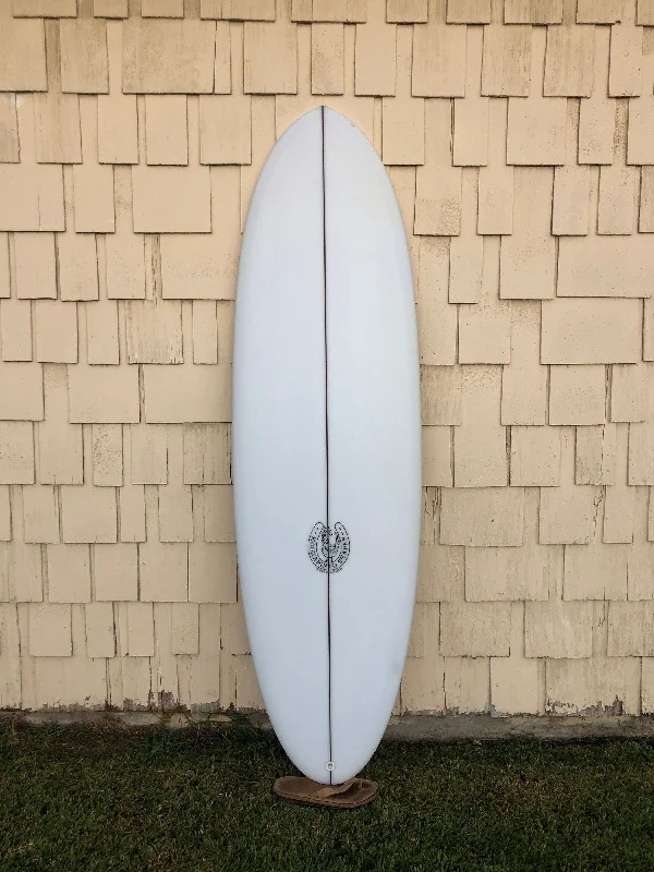 surfboards for longboard lovers-Kookapinto Shapes | 6'3" Thin Twin Clear FCS Surfboard