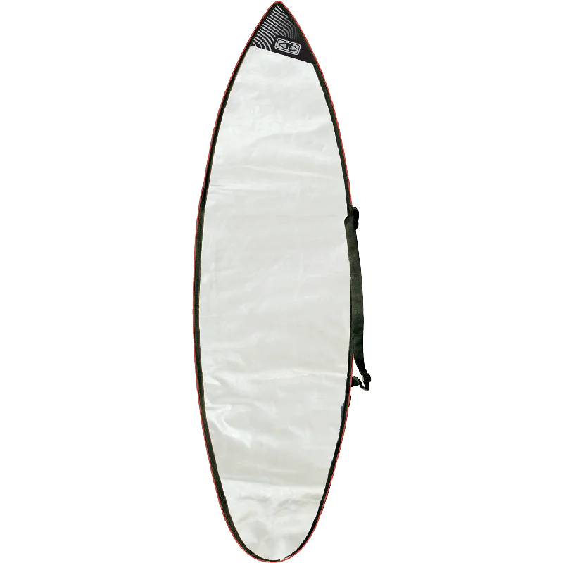 surfboards with quad-fin setups for speed-O&E Ocean & Earth Barry Gusset Compact Shortboard Cover 5'8" Silver