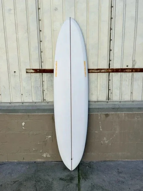 surfboards for smoother water flow-LOVE MACHINE | 7'10 LIZZY | CLEAR SURFBOARD