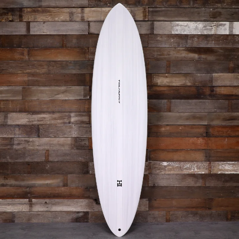 surfboards for ideal wave stability-Harley Ingleby Series Mid 6 Thunderbolt Red 7'0 x 20 ½ x 2 ⅝ Surfboard - Candy White