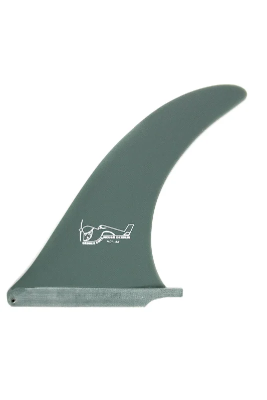 surfboard fins for smoother handling-True Ames 10.0" Greenough 4A - Grey