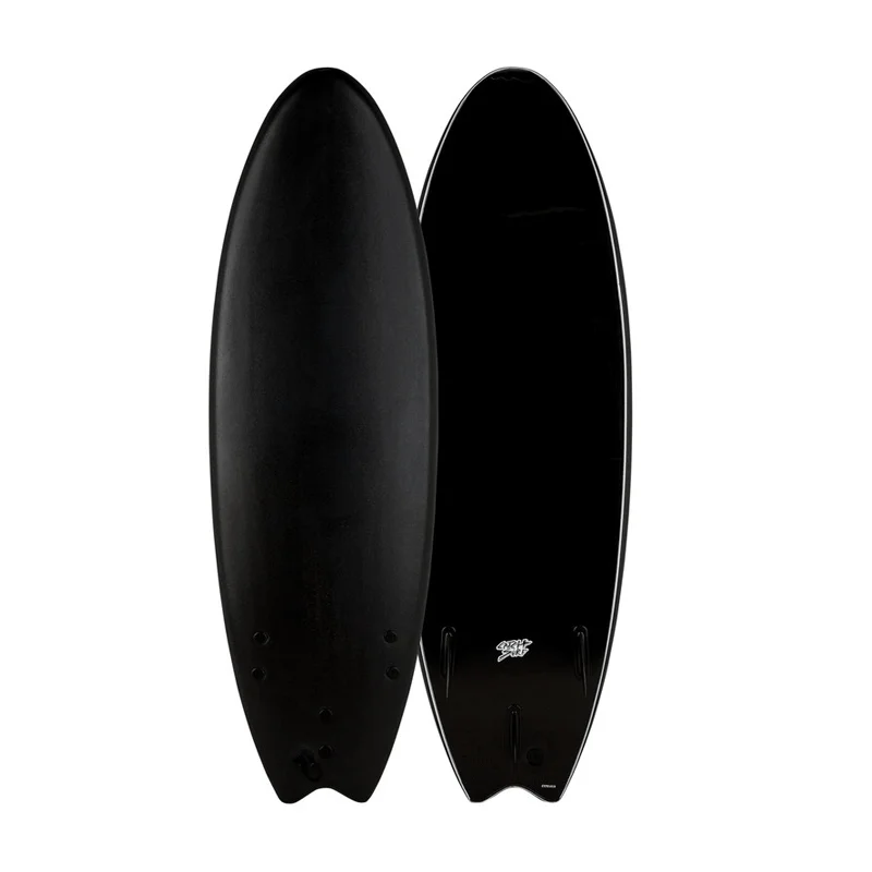 surfboards for smooth transitions between waves-Catch Surf - Blank Series 6" Fish Surfboard - Black