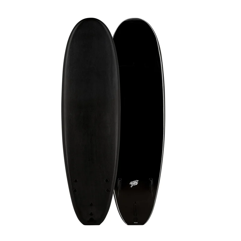 surfboards for powerful bottom turns-Catch Surf - Blank Series 8" Log Surfboard Funboard - Black