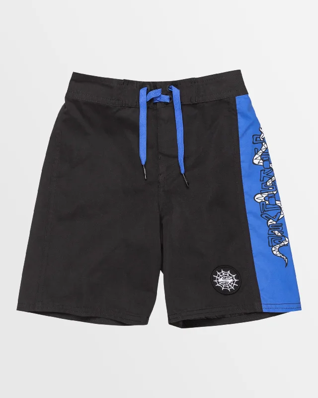 surf clothing with stylish, modern designs-Boys 2-7 Beach Bones Boardshorts