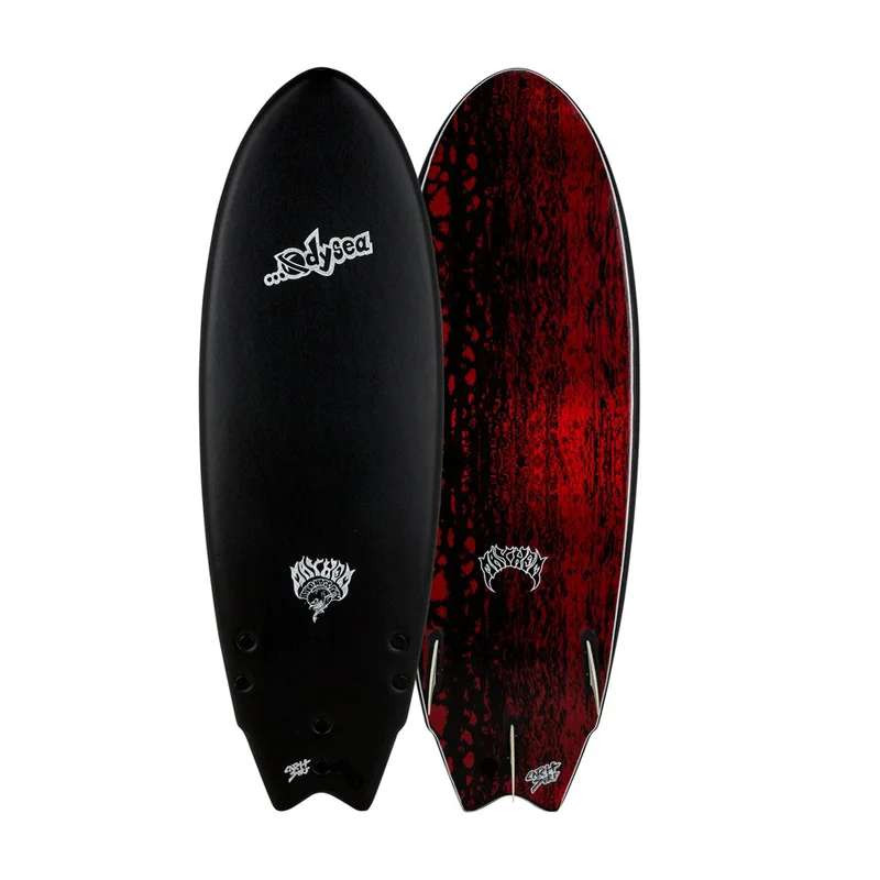 surfboards for improved stability-Catch Surf - Odysea X Lost RNF 5'11" Surfboard - Black