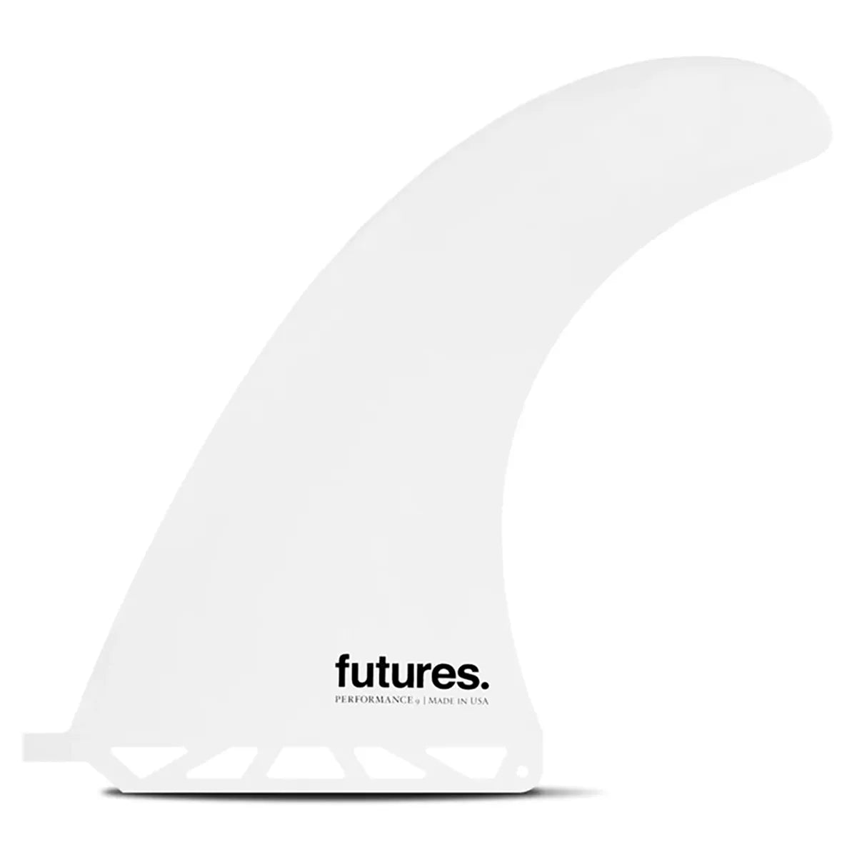 surfboard fins for enhanced wave control-Futures Fins Performance Single Fin - 7" - White