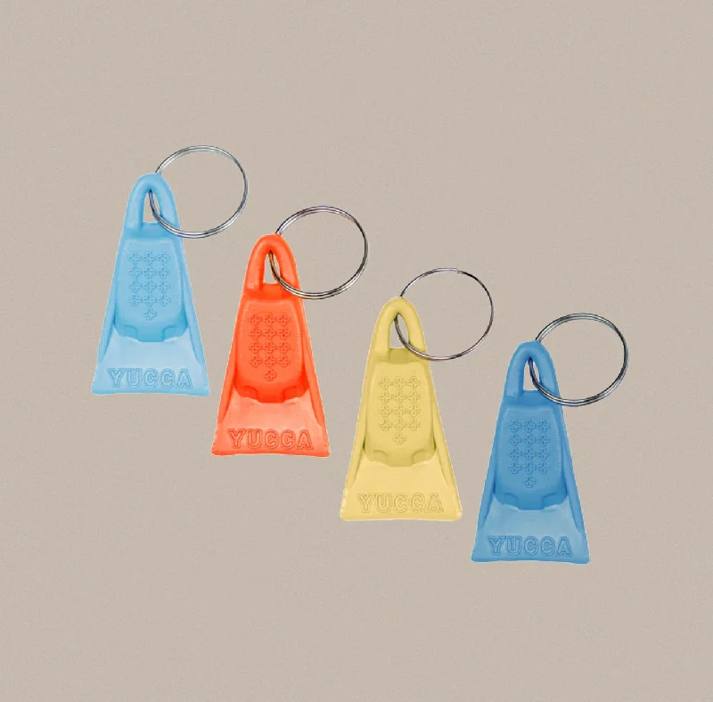 surf clothing with reflective elements for safety-Yucca Keychain