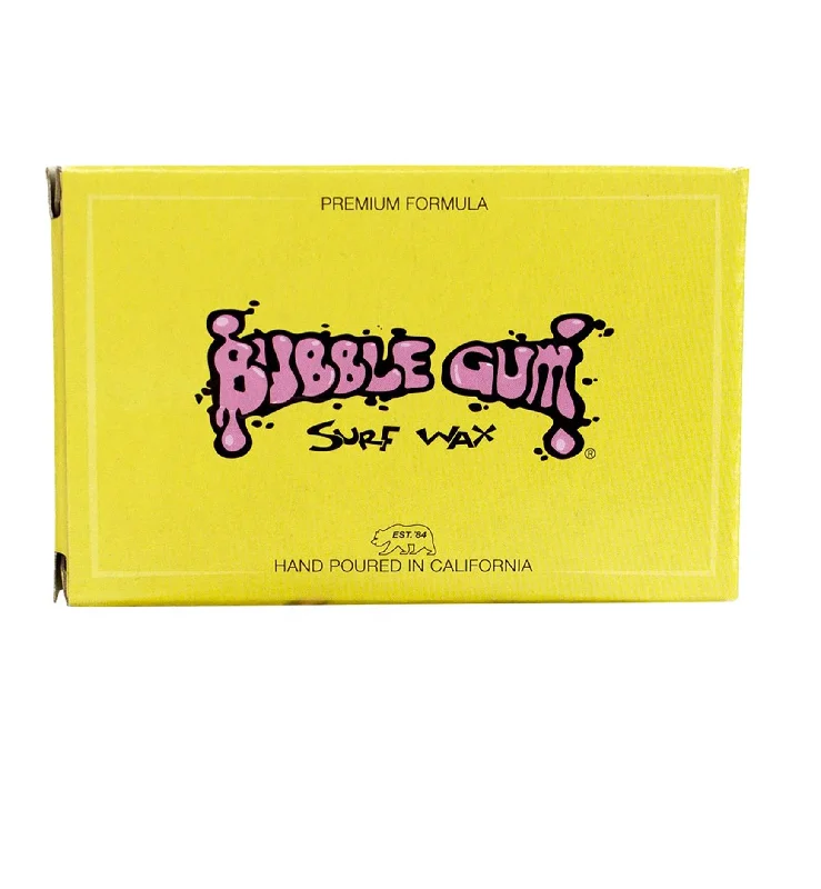 surf clothing for flexible, unrestricted movement-Bubble Gum Surf Wax (Warm)