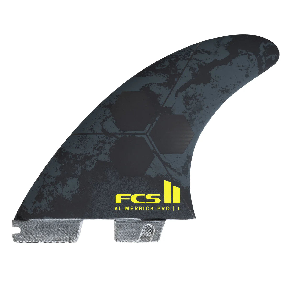 surfboard fins for enhanced responsiveness in water-FCS II Al Merrick PG Pro Tri Fin Set - Black/Acid