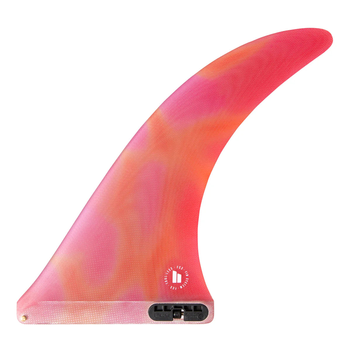 surfboard fins for aggressive carving-FCS II Kelia Moniz PG Longboard Fin - Sunset Glass - 9.75"