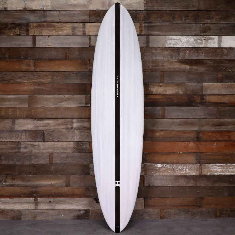 surfboards for better wave-holding capacity in challenging conditions-Harley Ingleby Series Mid 6 Thunderbolt Black 7'6 x 21 x 2 ¾ Surfboard - Gray/Carbon