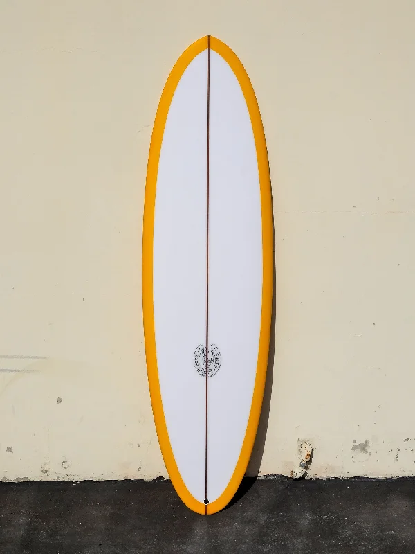 surfboards with wider tails for more stability-6'8" Thin Twin Mango Bottom Tint Surfboard