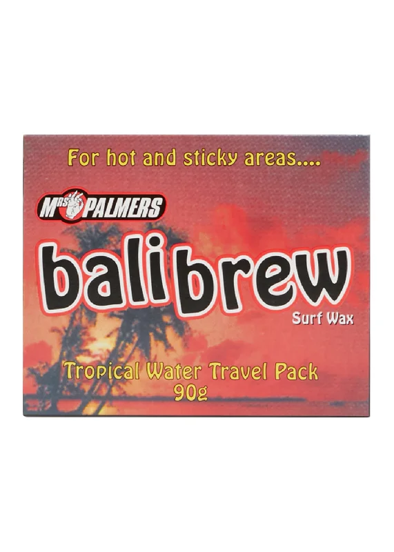 surfboards for smooth transitions between waves-Mrs Palmers Bali Brew Surfboard Wax Tropical