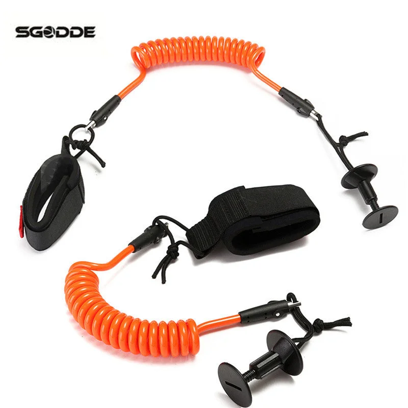 surfboards for responsive performance-Surfing Bodyboard Surfboard Paddle Strap Kit Leash Wrist Ankle Safety Swivel Leash Adjustable Bodyboard Wrist Leash