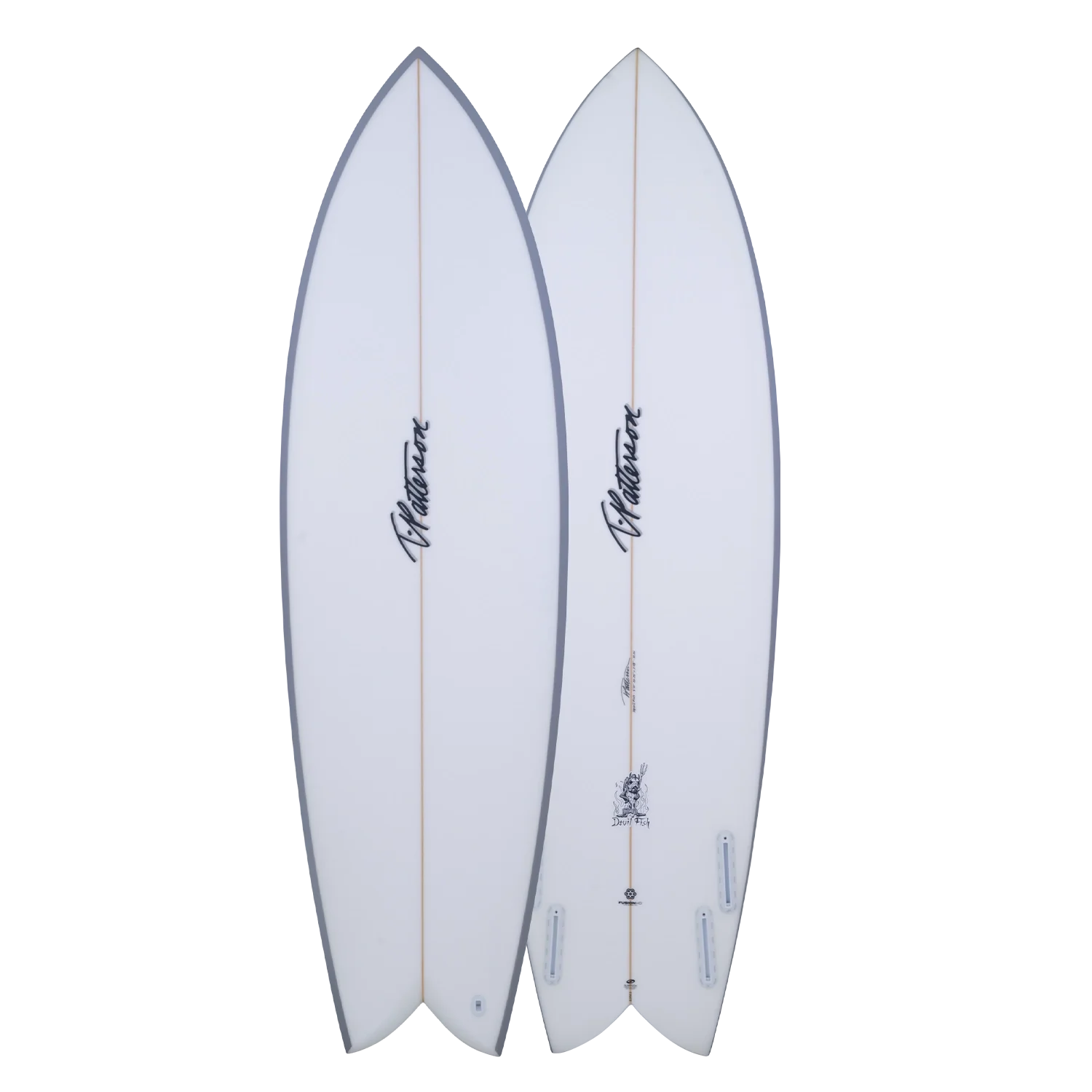 surfboards for faster, sharper turns-Timmy Patterson Devil Fish Fusion-HD Surfboard